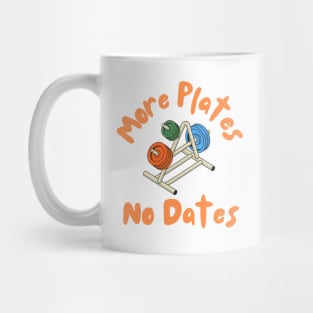 More Plates Means No Dates Mug